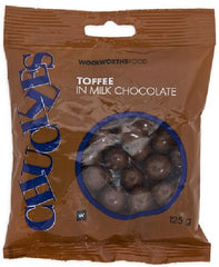 Woolworths - Chuckles - Toffee in milk chocolate